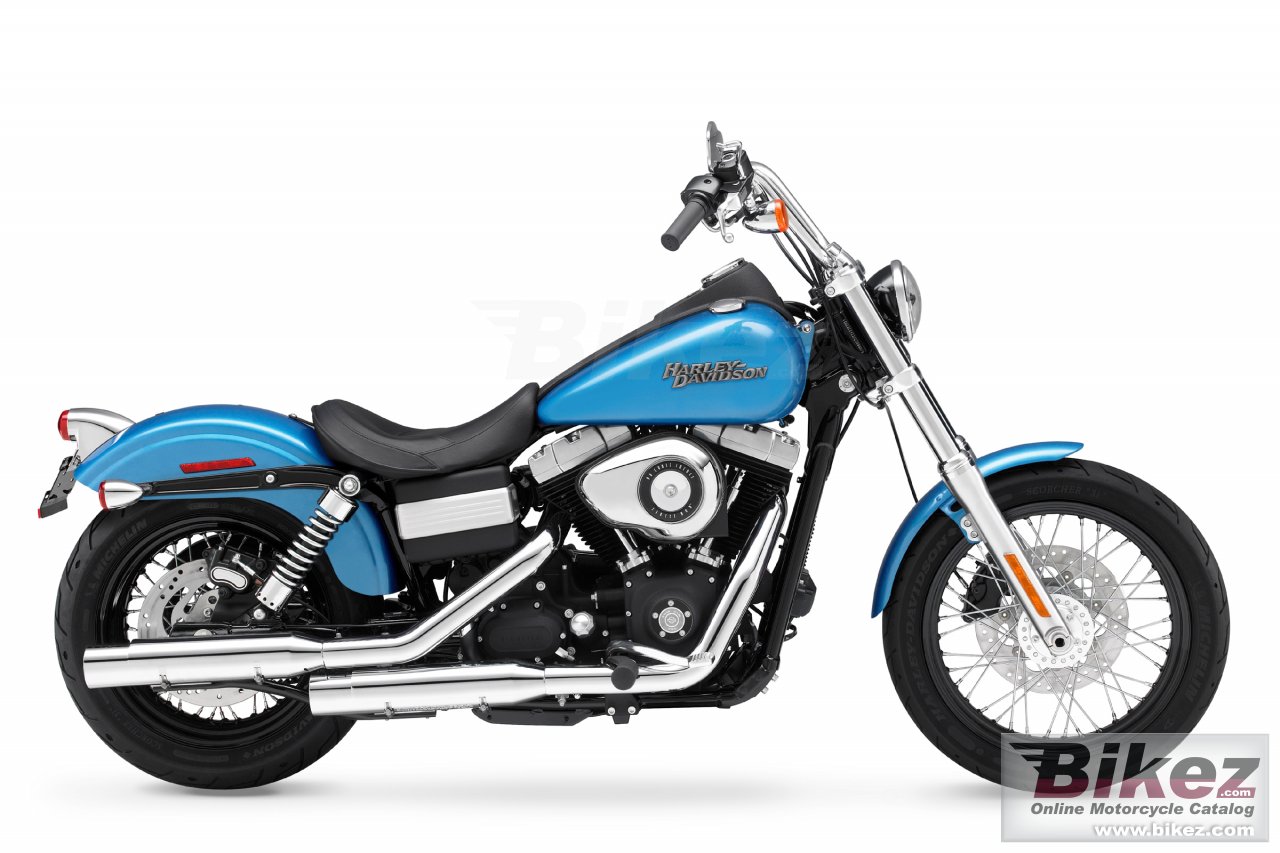 Big Harley-Davidson fxdb street bob picture and wallpaper from Bikez.com